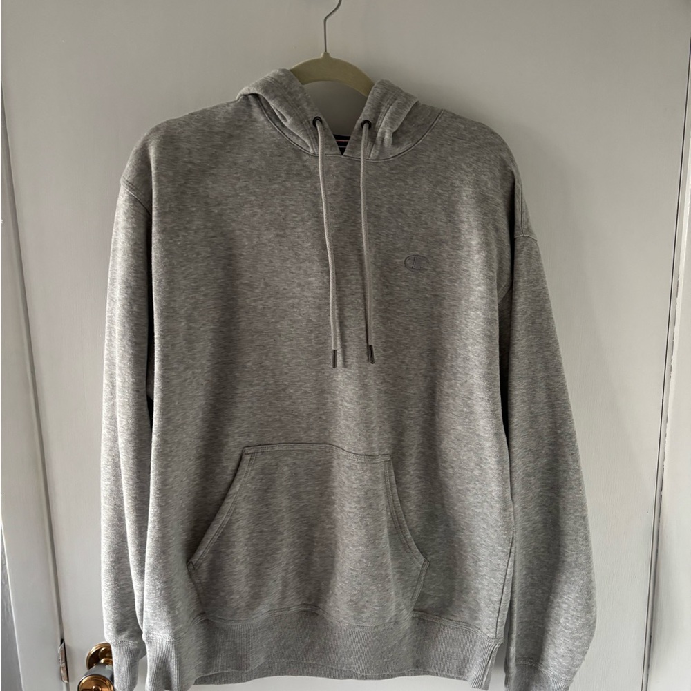 Champion Men's Heather Gray Pullover Hoodie
